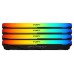 Memorie RAM Kingston FURY Beast RGB, 32GB (4x8GB) DDR4, 3200MHz, CL16, Quad Channel Memorie RAM Kingston FURY Beast RGB, 32GB (4x8GB) DDR4, 3200MHz, CL16, Quad Channel