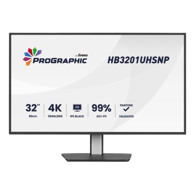 Monitor iiyama HB3201UHSNP-B1 31.5 inch, 3840 x 2160 px, IPS, 60 Hz, Profesional Monitor iiyama HB3201UHSNP-B1 31.5 inch, 3840 x 2160 px, IPS, 60 Hz, Profesional