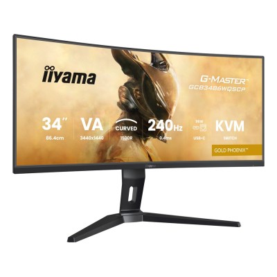 Monitor iiyama GCB3486WQSCP-B1 34 inch, 3440 x 1440 px, VA, 240 Hz, Curbat, Gaming