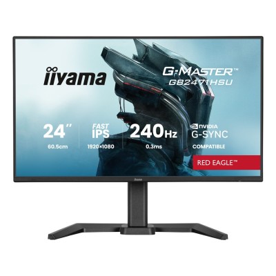 Monitor iiyama G-MASTER GB2471HSU-B1 23.8 inch, 1920 x 1080 px, IPS, 240 Hz, Gaming