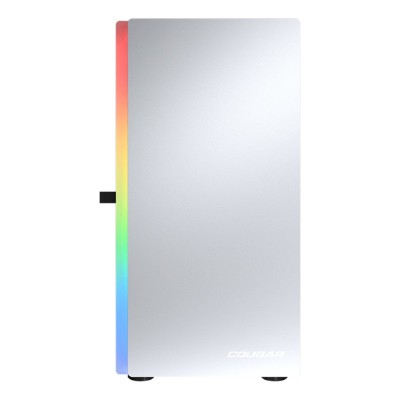 Carcasa COUGAR PURITY RGB Mini Tower, tempered glass, Alb