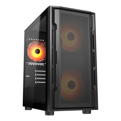 Carcasa COUGAR UNIFACE MINI RGB Mini Tower, tempered glass, Alb
