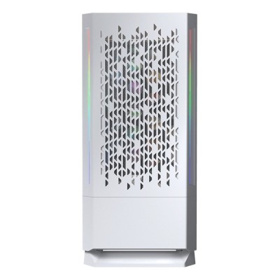 Carcasa COUGAR MX430 Air RGB Mid Tower, tempered glass, Alb