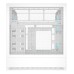 Carcasa COUGAR OmnyX Mid Tower, tempered glass, Alb