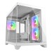 Carcasa COUGAR FV150 Mini Tower, tempered glass, Alb
