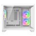 Carcasa COUGAR FV150 Mini Tower, tempered glass, Alb