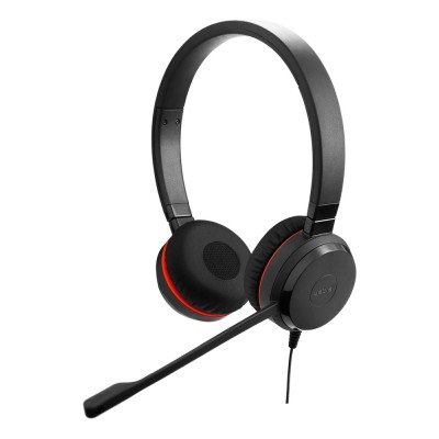 Casti Jabra Evolve 20 SE On-ear Birou, cu fir USB-C/USB-A, cu microfon Casti Jabra Evolve 20 SE On-ear Birou, cu fir USB-C/USB-A, cu microfon