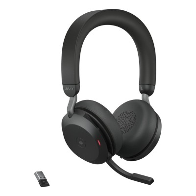 Casti Jabra Evolve2 75 On-ear Birou, Bluetooth, ANC, cu microfon Casti Jabra Evolve2 75 On-ear Birou, Bluetooth, ANC, cu microfon