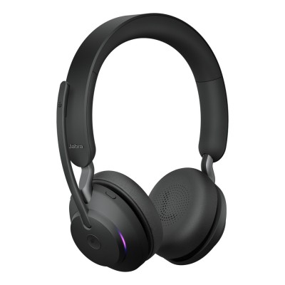 Casti Jabra Evolve2 65 Over-ear Birou, Wireless + Bluetooth, ANC, cu microfon Casti Jabra Evolve2 65 Over-ear Birou, Wireless + Bluetooth, ANC, cu microfon