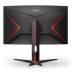 Monitor AOC C24G2U/BK 24 inch, 1920 x 1080 px, VA, 165 Hz, Curbat, Gaming