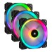 Ventilator carcasa Corsair LL120 RGB 120mm Dual Light Loop RGB LED PWM, pachet x3 Ventilator carcasa Corsair LL120 RGB 120mm Dual Light Loop RGB LED PWM, pachet x3