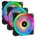 Ventilator carcasa Corsair LL120 RGB 120mm Dual Light Loop RGB LED PWM, pachet x3 Ventilator carcasa Corsair LL120 RGB 120mm Dual Light Loop RGB LED PWM, pachet x3