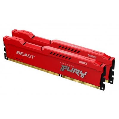 Memorie RAM Kingston FURY, 16GB (2x8GB) DDR3, 1600MHz, CL10, Dual Channel