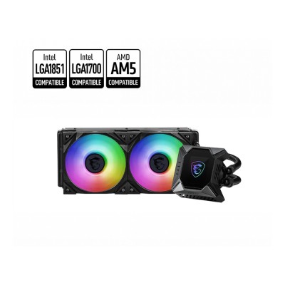 Cooler CPU MSI MPG CORELIQUID K240 V2, 2x120mm, ARGB