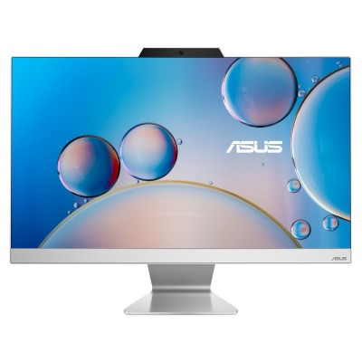 Calculator Desktop ASUS A3402 AIO cu procesor Intel Core i5-1235U până la 4.4GHz, 8GB DDR4, 512GB SSD, Intel Iris Xe Graphics, Windows 11 Pro Education, Alb, Garanție 2 ani