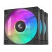 Ventilator carcasa DeepCool FD12 ARGB 120mm, PWM, ARGB, pachet x3