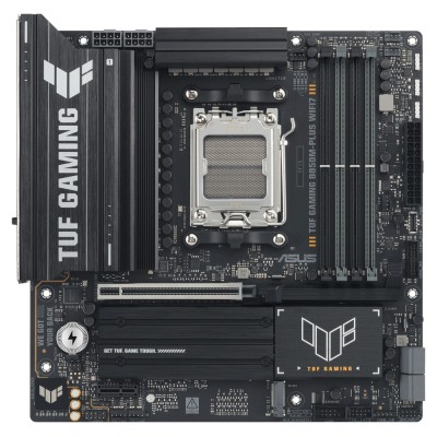Placa de baza ASUS TUF GAMING B850M-PLUS WIFI7, AMD B850, AM5, mATX, DDR5, Wi-Fi 7 Placa de baza ASUS TUF GAMING B850M-PLUS WIFI7, AMD B850, AM5, mATX, DDR5, Wi-Fi 7