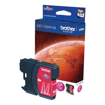 Cartus Cerneala Brother LC1100HYM Magenta 750 pagini XL Cartus Cerneala Brother LC1100HYM Magenta 750 pagini XL