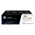 Toner laser color HP CF373AM Tricolor CMY, 4.200 pagini, Multipack Toner laser color HP CF373AM Tricolor CMY, 4.200 pagini, Multipack