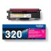 Toner laser color Brother TN-320M Magenta, 1500 pagini Toner laser color Brother TN-320M Magenta, 1500 pagini