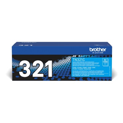 Toner laser color Brother TN-321C Cyan, 1500 pagini Toner laser color Brother TN-321C Cyan, 1500 pagini
