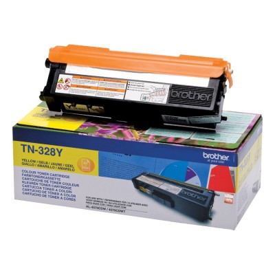 Toner laser color Brother TN-328Y Galben (XXL), 6.000 pagini Toner laser color Brother TN-328Y Galben (XXL), 6.000 pagini
