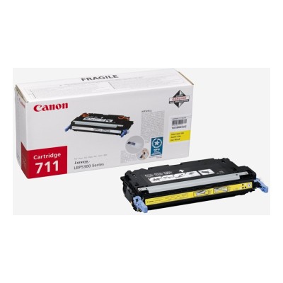 Toner laser color Canon 711 Galben (XXL), 6.000 pagini Toner laser color Canon 711 Galben (XXL), 6.000 pagini