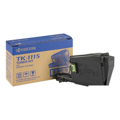 Toner laser Kyocera TK-1115 Negru, 1600 pagini Toner laser Kyocera TK-1115 Negru, 1600 pagini