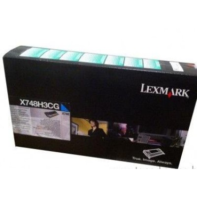 Toner laser color Lexmark X748H3CG Cyan, 1.000 pagini Toner laser color Lexmark X748H3CG Cyan, 1.000 pagini