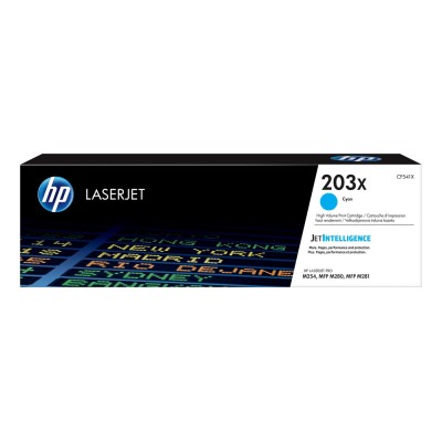 Toner laser color HP CF541X Cyan (XL), 2.500 pagini