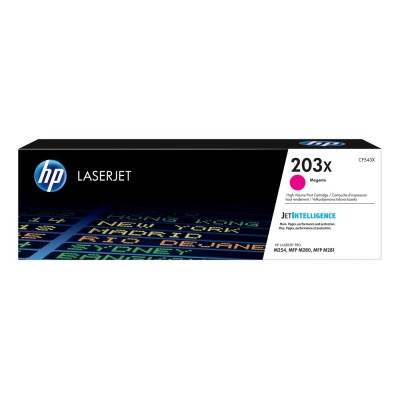 Toner laser color HP CF543X Magenta (XL), 2.500 pagini
