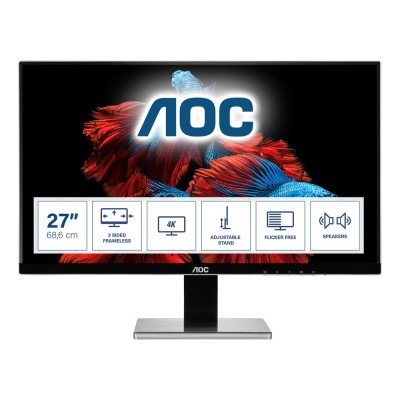 Monitor AOC U2777PQU 27 inch, 3840 x 2160 px, IPS, 60 Hz