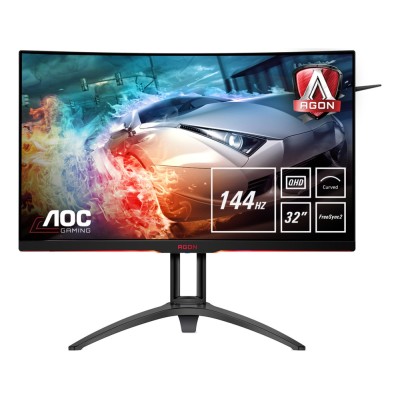 Monitor AOC AG322QC4 31.5 inch, 2560 x 1440 px, VA, 144 Hz, Curbat, Gaming