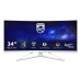 Monitor Philips Afişaj LCD extralat curbat Afişaj LCD extralat curbat 349X7FJEW/00 34 inch, 3440 x 1440 px, VA, 100 Hz, Curbat, Gaming