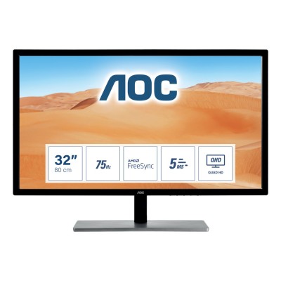 Monitor AOC Q3279VWFD8 32 inch, 2560 x 1440 px, IPS, 75 Hz, Gaming