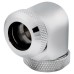 Ventilator carcasa Corsair Hydro X Series XF Hardline 90° 12mm OD Fitting Twin Pack — Chrome, pachet x2