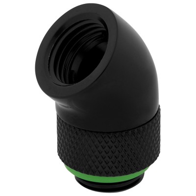 Ventilator carcasa Corsair Hydro X Series 45° Rotary Adapter Twin Pack — Black, pachet x2 Ventilator carcasa Corsair Hydro X Series 45° Rotary Adapter Twin Pack — Black, pachet x2