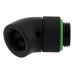 Adaptor rotativ 45° Corsair Hydro X, G1/4, Negru, pachet x2 Adaptor rotativ 45° Corsair Hydro X, G1/4, Negru, pachet x2