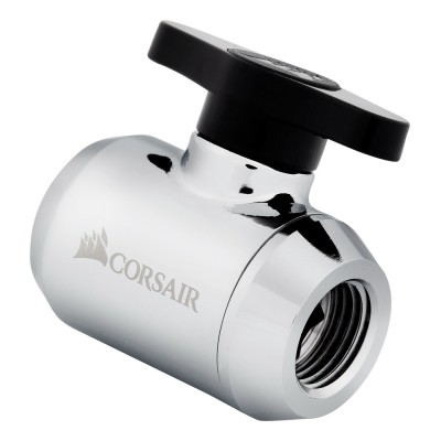 Ball Valve Corsair Hydro X XF, Chrome Ball Valve Corsair Hydro X XF, Chrome