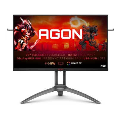 Monitor AOC AG273QX 27 inch, 2560 x 1440 px, VA, 165 Hz, Gaming
