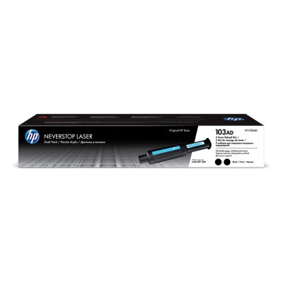 Toner laser HP W1103AD Negru, 5.000 pagini, Dualpack Toner laser HP W1103AD Negru, 5.000 pagini, Dualpack
