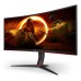 Monitor AOC CU34G2/BK 34 inch, 3440 x 1440 px, VA, 100 Hz, Curbat, Gaming