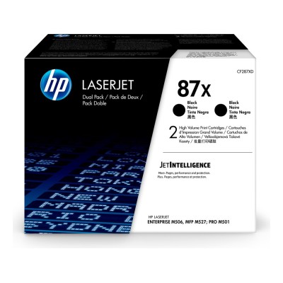 Toner laser HP CF287XD Negru (XL), 36.000 pagini total, Dualpack Toner laser HP CF287XD Negru (XL), 36.000 pagini total, Dualpack
