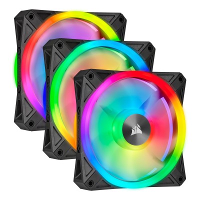Ventilator carcasa Corsair iCUE QL120 RGB 120mm, PWM, RGB, pachet x3 Ventilator carcasa Corsair iCUE QL120 RGB 120mm, PWM, RGB, pachet x3