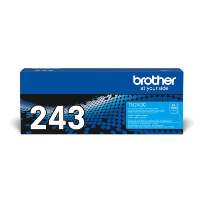 Toner laser color Brother TN-243C Cyan, 1000 pagini