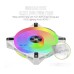 Ventilator carcasa Corsair iCUE QL120 RGB 120mm, PWM, RGB, Alb, pachet x3