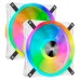Ventilator carcasa Corsair iCUE QL140 RGB 140mm PWM White, RGB, Alb, pachet x2 Ventilator carcasa Corsair iCUE QL140 RGB 140mm PWM White, RGB, Alb, pachet x2