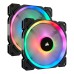 Ventilator carcasa Corsair LL140 RGB Dual Light Loop RGB LED PWM Fan 140mm, PWM, RGB, pachet x2 Ventilator carcasa Corsair LL140 RGB Dual Light Loop RGB LED PWM Fan 140mm, PWM, RGB, pachet x2