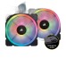 Ventilator carcasa Corsair LL140 RGB Dual Light Loop RGB LED PWM Fan 140mm, PWM, RGB, pachet x2