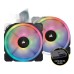 Ventilator carcasa Corsair LL140 RGB Dual Light Loop RGB LED PWM Fan 140mm, PWM, RGB, pachet x2 Ventilator carcasa Corsair LL140 RGB Dual Light Loop RGB LED PWM Fan 140mm, PWM, RGB, pachet x2